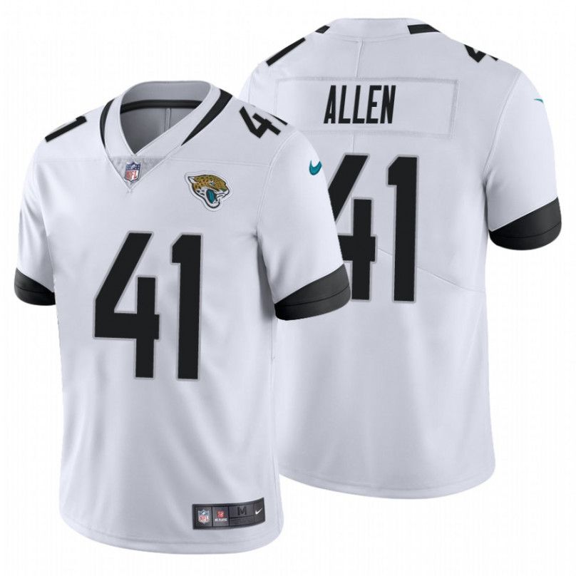 Men Jacksonville Jaguars #41 Josh Allen Nike White Limited NFL Jersey